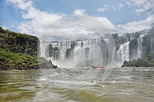 The amazing nature of iguazu waterfalls photo